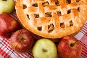 A is for April and Apple Pie.